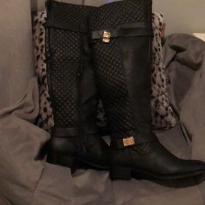 womens size 10 black river the knee Keswick boots.